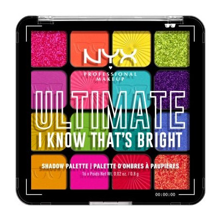 NYX PROFESSIONAL MAKEUP ULTIMATE SHADOW Палитра сенки за очи 03 i know that's bright