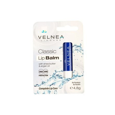 VELNEA CLASSIC Балсам за устни класик, 4.8 гр.