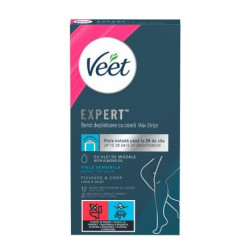VEET EXPERT Епилиращи ленти за тяло и крака за чувствителна кожа, 12 бр.
