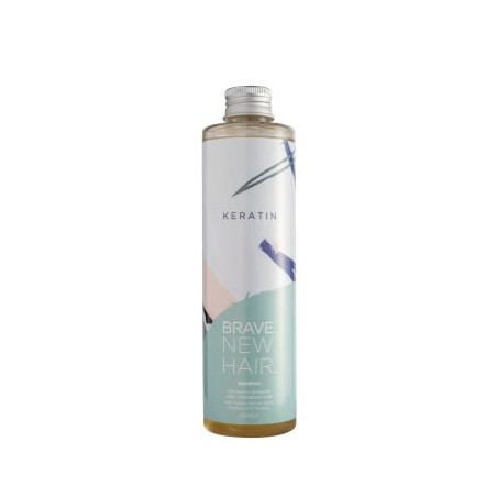 BRAVE.NEW.HAIR KERATIN Безсулфатен шампоан за моментално изгладена и еластична коса, 250мл.