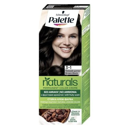 PALETTE NATURALS Боя за коса 3-1 Brown Black