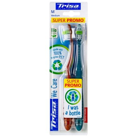 TRISA WE CARE DUO Четка за зъби, 2бр.
