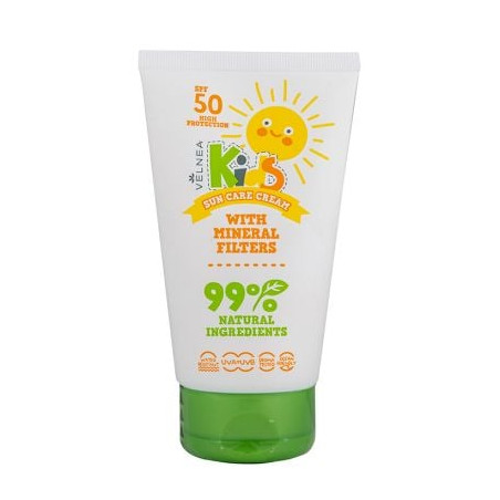 VELNEA KIDS SUN CARE Слънцезащитен минерален крем с 99% натурални съставки SPF 50+, 150 мл