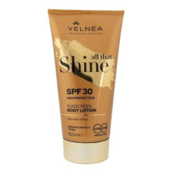 VELNEA SUNCARE SHINE Лосион за тяло с блестящи частици SPF30, 150 мл.
