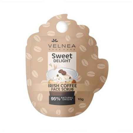 VELNEA SWEET DELIGHT Скраб за лице ирландско кафе ,10г