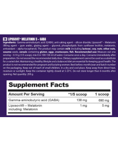 Melatonin 5 Liposovit + GABA 2