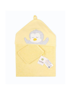 Бебешка хавлия с тривка CICCIM BABY Пингвин 4578 2