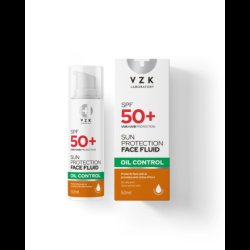 VZK SUN Флуид за лице за контрол за омазняването SPF 50, 50 МЛ