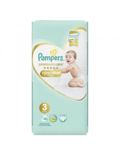 Пелени-гащички Pampers Premium Care Pants Value Pack 3 Midi 6-11 кг 48 броя 2