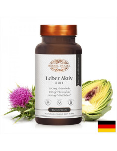 Черен дроб и жлъчен мехур Детокс формула с билки, витамини и минерали 60 капсули