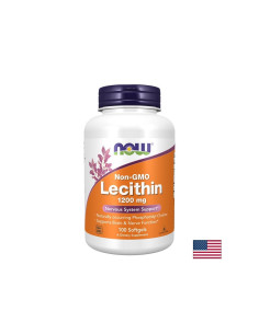 Лецитин от слънчоглед При висок холестерол и омазнен черен дроб 1200 mg, 100 капсули