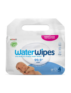 Бебешки мокри кърпи Water Wipes 4 пакета х 60бр, 240 бр.