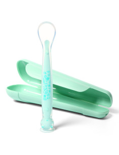 Силиконова лъжица Babyono с вакуумна основа в кутийка 1462/01 2
