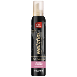 WELLAFLEX BLACK Пяна за коса сензитив, 200мл.