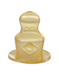 Биберони NIP Latex за шишета Narrow-Neck, 2 бр., 0-6 месеца 2