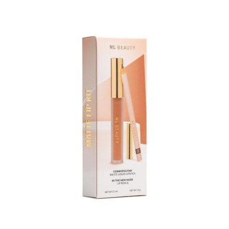 NL BEAUTY MATTE LIP KIT - COSMOPOLITAN + 05 THE NEW NUDE Комплект за устни