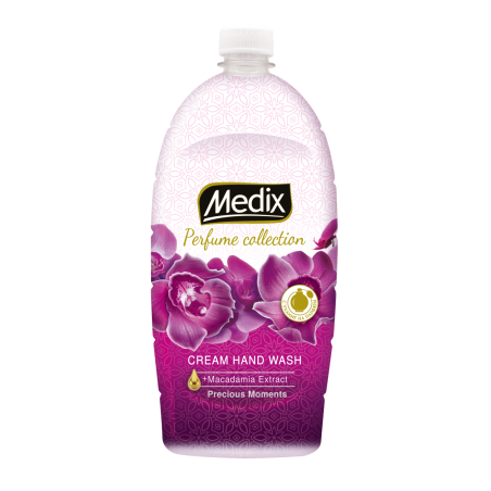MEDIX PERFUME COLLECTION Precious Moments Течен сапун пълнител, 800 ml