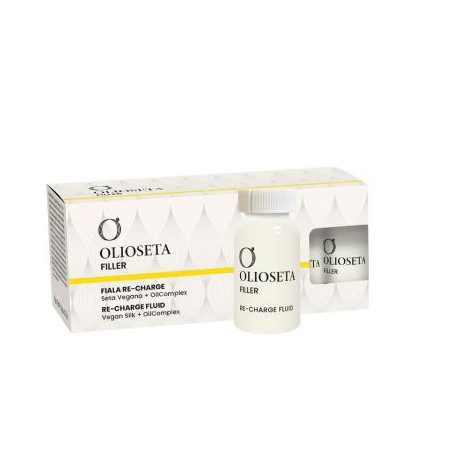OLIOSETA FILLER Re-Charge Fluid Кутия филър ампули за възстановяване и ламиниране на косата,10 бр х 15 мл