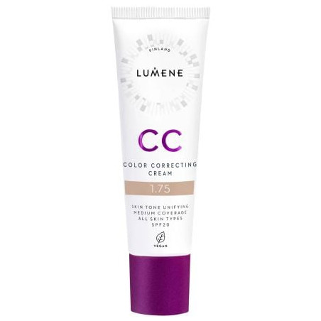 LUMENE VEGAN CC Крем фон дьо тен 7в1 SPF20 1.75, 30мл.
