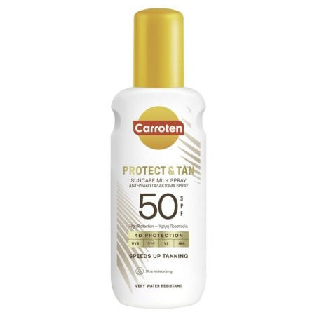 CARROTEN Слънцезащитно мляко спрей за тен SPF50, 150 мл