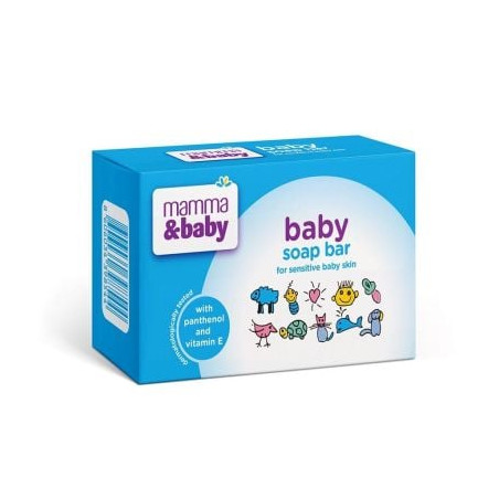 MAMMA&BABY Бебешки сапун пантенол&витамин Е, 100ГР