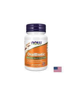 OralBiotic Пробиотик Streptococcus salivarius За здраво гърло, свеж дъх и силен имунитет 60 таблетки за смучене