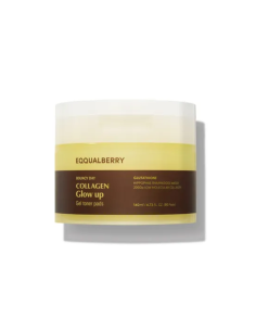Eqqualberry Collagen Glow Up Gel Toner Pad 60 Sheets
