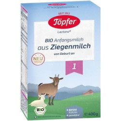 TOPFER BIO LACTANA +BIFIDO 1 Козе мляко за кърмачета 0+М, 400гр.