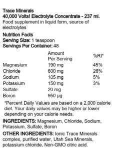 40,000 Volts! Electrolyte Concentrate 2