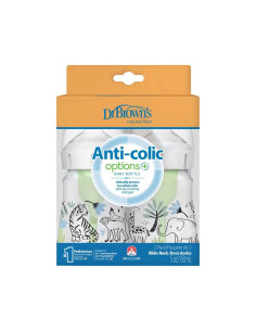 Бебешко шише Dr. Brown’s Options+ Антиколик, 2 бр, 150 мл 2