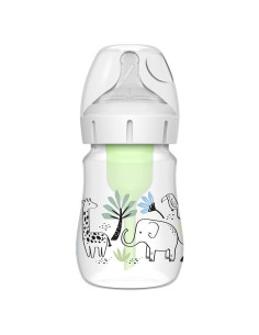 Бебешко шише Антиколик Dr. Brown’s Natural Flow Options+ Wide-Neck, Animals, 150 мл 2