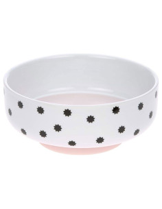 Детска купа за хранене Lassig Little Chums порцеланова със силиконов пръстен 2