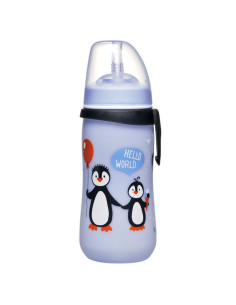 Детска чаша със сламка NIP Straw Cup, 330 мл, 12 месеца + 2