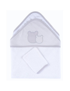 Бебешка хавлия с тривка CICCIM BABY Мече U4719 2