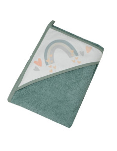 Бебешка хавлия с качулка Tega Baby Meteo 80x80 см 2