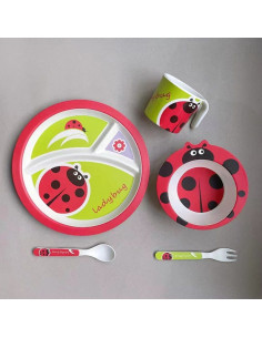 Детски сервиз за хранене Raya Toys Животни, 5 части 2