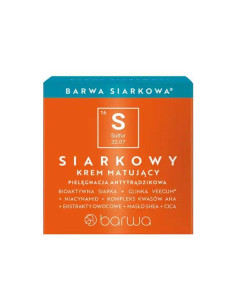 Матиращ крем против акне с биоактивна сяра за мазна кожа Barwa Sulphur