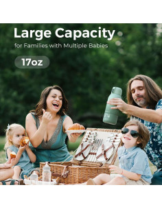 Супербърз преносим нагревател за мляко и вода Momcozy 500 мл 2