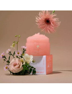 Dr. Melaxin Guerande Sea Salt Perfume Body Scrub Coral Rose 450g 2