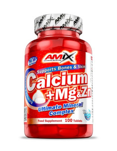 AMIX Calcium + Mg - Zn 100 Tabs.