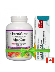 Промо пакет за здрави стави ОстеоМуув 120 таблетки + масажен гел с арника 150 ml