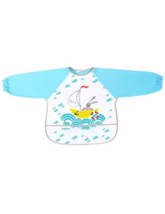 Престилка дълъг ръкав животни Babyono 837 2