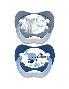 Залъгалки NIP Family Латекс етап 1, 0-6 месеца, 2 бр. 2