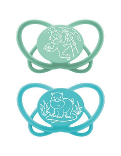 Залъгалки NIP My Butterfly Green с кутийка етап 3, 16-32 месеца, 2 бр. 2