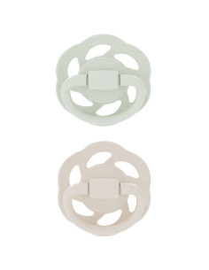 Залъгалки NIP Cherry Green Newborn етап 0, 0-2 месеца, 2 бр. 2