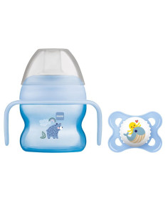 Преходна чаша MAM Starter с дръжки и залъгалка 150 мл 2