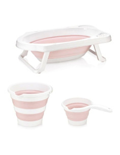 Сгъваема вана Sevi bаby с изход за оттичане, кофа и каничка 2