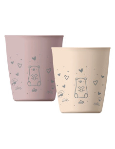Детски чаши Nip Еat Green, 2 бр., 250 мл. 2