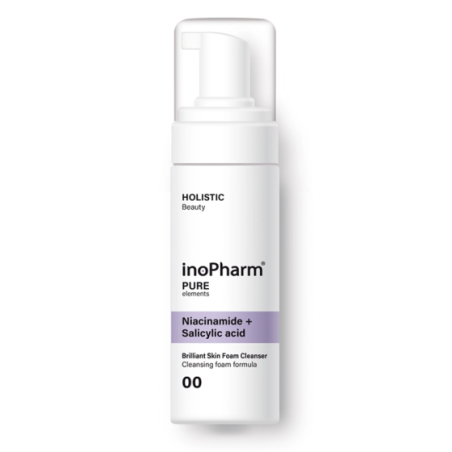 InoPharm Brilliant Измивна пяна за лице с ниацинамид и салицилова киселина 150мл