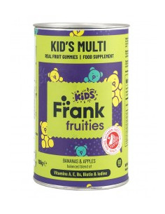 Детски мултивитамини - плодови дъвчащи таблетки, Frank fruities, 60 табс